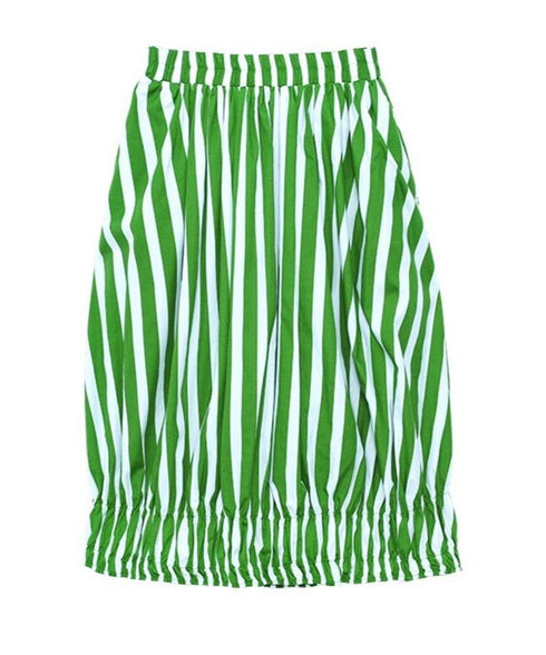 Striped Cocoon Skirt